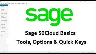 Sage 50  Personalising Sage [upl. by Mayberry]