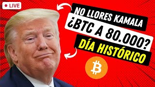 🔴 URGENTE TRUMP GANA LAS ELECCIONES ➤ ¿EMPIEZA LA BULLRUN EN BITCOIN [upl. by Ecyar]