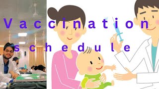 IMMUNIZATION SCHEDULE 💉💉💉 by medico Ranvijay Singh pediatrics communitymedicine [upl. by Kcirtap353]