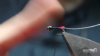 Tying the Euro Style Red Tag Jig Fly with Veniards Steven Shorrock [upl. by Nivanod]