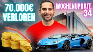 Lohnt sich der Einstieg in den Autohandel noch 70000 € Verlust an zwei Autos Wochenupdate 34 [upl. by Ellehsad]