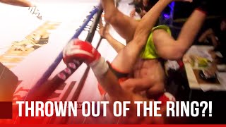 5 Times Fighters Got SLAMMED amp Thrown Out Of The Ring [upl. by Amy972]