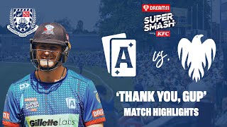 Match Highlights  Martin Guptills Testimonial Match  Super Smash 2324 [upl. by Airehtfele]