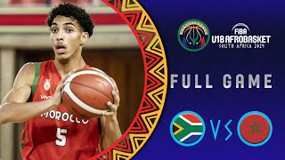 Group Phase  South Africa v Morocco  Full Basketball Game  FIBA U18 AfroBasket 2024 [upl. by Bowrah757]