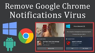 How to Remove Google Chrome Notification Virus [upl. by Obe]