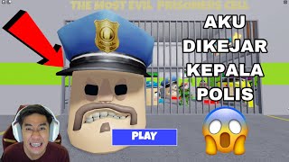 AKU DIKEJAR KEPALA POLIS 😂 ESCAPE PRISON BIG HEAD 😱 [upl. by Griffith548]