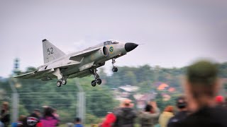 MOST POWERFUL FIGHTERJET of its Time  AJS37 Viggen [upl. by Scever]