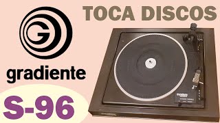 Demonstração toca discos Gradiente System 96 igual Garrard 630 [upl. by Aline]