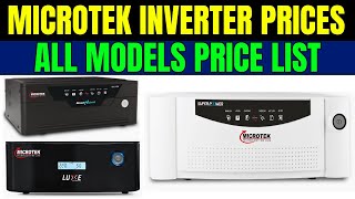 Microtek Inverter Price List 2024 1100va 900va 1550va 1200 Watt 1400va 850va 1250va 1000 Watt [upl. by Yanahc]