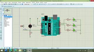 Modulo con fotorresistencia Arduino  Proteus [upl. by Cleaves]