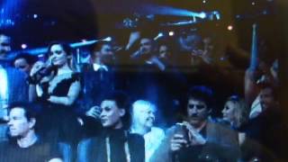 Tyler Hoechlin dancing during Rihannas performance of Monster [upl. by Tawnya]