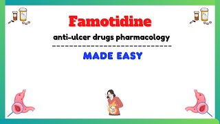 Famotidine pharmacology H2 receptor blockers pharmacology pharmacology made easy [upl. by Rolfe]