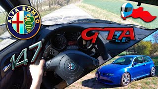 2004 Alfa Romeo 147 GTA 250PS 184kW POV 4K Test Drive Hero 66 ACCELERATIONELASTICITY amp DYNAMIC [upl. by Barry252]