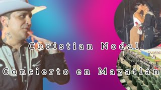 Christian Nodal concierto Mazatlán 🔥 NO LLENÓ‼️💥 [upl. by Notserp]