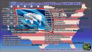 Wyoming State Song WYOMING with music vocal and lyrics [upl. by Isacco]