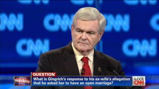 Gingrich slams CNN for asking about exwife [upl. by Arleen389]