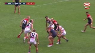 Round 4 AFL  Melbourne v Fremantle Highlights [upl. by Felecia]