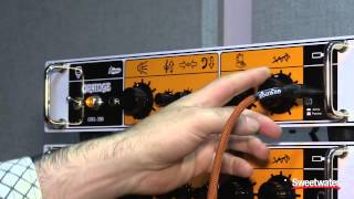 Orange OB1300 and OB1500 Bass Amps  Sweetwater at Winter NAMM 2015 [upl. by Ahseekal184]