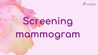 Screening mammogram [upl. by Weissman]