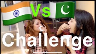 INDIA VS PAKISTAN CHALLENGE part 1  Pani Puri competition  Hardy Kaur [upl. by Yahsram]