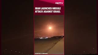 Iran Launches Missile Attack Against Israel [upl. by Ayanej]