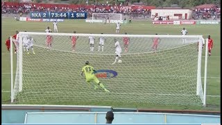 MAGOLI NKANA FC 21 SIMBA SC CAF CL  15122018 [upl. by Leynwad513]