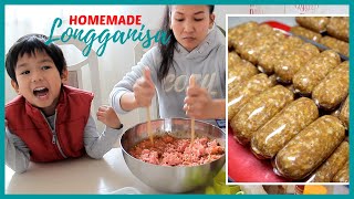 HOW TO MAKE SKINLESS LONGGANISA  HOMEMADE  BUHAY GERMANY  simplychris [upl. by Ailec]