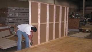 EZFit Wood Sheds Assembly [upl. by Nomyt851]