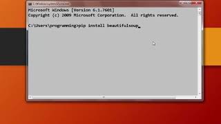 How to install BeautifulSoup library on Windows [upl. by Nastassia]