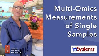 MultiOmics Measurements of Single Samples  mSystems [upl. by Hayyikaz]