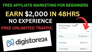 Unlimited Affiliate Marketing To Earn 2000 In 48 Hrs Without Any Investment  Digital Marketing [upl. by Mallina]