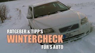 Der große AUTO WINTERCHECK  CHECKLISTE RATGEBER und TIPPS  gut und sicher durch den Winter [upl. by Yentirb]