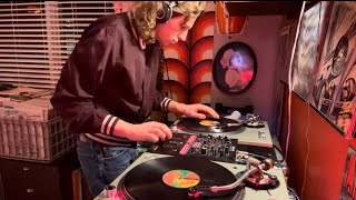 1970s amp 80s Breakbeat DJ Set Breaks Disco Funk Rock etc MIXING amp SCRATCHING [upl. by Longo]