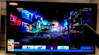 Sharp Aquos NET 2017 2018 SMART TV OS Freeview Play [upl. by Ettesil790]