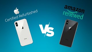 Apple Refurbished Vs Amazon Renewed iPhones  Which is best [upl. by Goulette216]