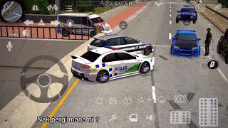 Kena marah tak ikut arahan PKP roadblock Malaysia  car parking multiplayer [upl. by Oatis535]