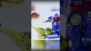 New Transformers Optimus Prime Movie Animation Rescue Bumblebee from Dinosaurs Trex Animation [upl. by Attenborough]