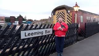 Wensleydale railway polar express early update with the coal [upl. by Sailesh]