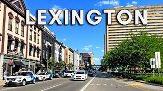 Kentucky USA 🇺🇸  Downtown Lexington Walking Tour and Travel Guide  4K [upl. by Alleber923]