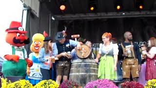 2024 KitchenerWaterloo Oktoberfest Official Keg Tapping  clip MAH04728 [upl. by Bronnie]