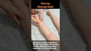 Easy Leg Massage Guide legmassage leghealth wellnesstips holistichealth legpainrelief [upl. by Enomad]