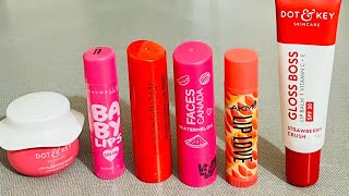 Honest Review Of My LIP BALM COLLECTION  Top 5 lip balm review bestlipbalms [upl. by Madanhoj]