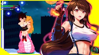 Echidna Wars dx Tifa LockHart Stage 1 gameplay [upl. by Oisor]