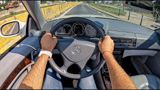 1999 Mercedes SL500 R129 Cabrio 50 V8 306HP  POV Test Drive 1319 Joe Black [upl. by Seyler771]