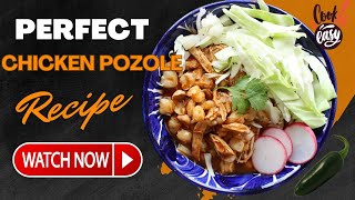 Authentic Chicken Pozole Rojo Recipe A Flavorful Mexican Comfort Food Delight [upl. by Harwin]