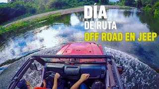 OFF ROAD con un JEEP WRANGLER 4X4 Mexico Ruta en el Rio 🚜 [upl. by Cychosz]