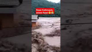 Maa Raksha karo severe flood in Nepalkhatmandufloodviralshorts [upl. by Sucirdor779]