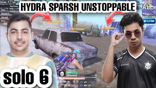 Hydra Sparsh Unstoppable Right Now 🐉  Hydra Sparsh Solo 6 Kills 🐉  Hydra Official [upl. by Lainey]