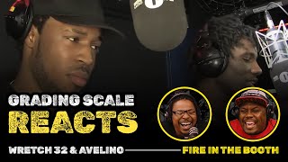 Wretch 32 amp Avelino  Fire in the Booth  Grading Scale Reacts [upl. by Altheta]