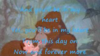 Tarzan  You´ll be in my heart by Phil Collins SingAlong [upl. by Araas]